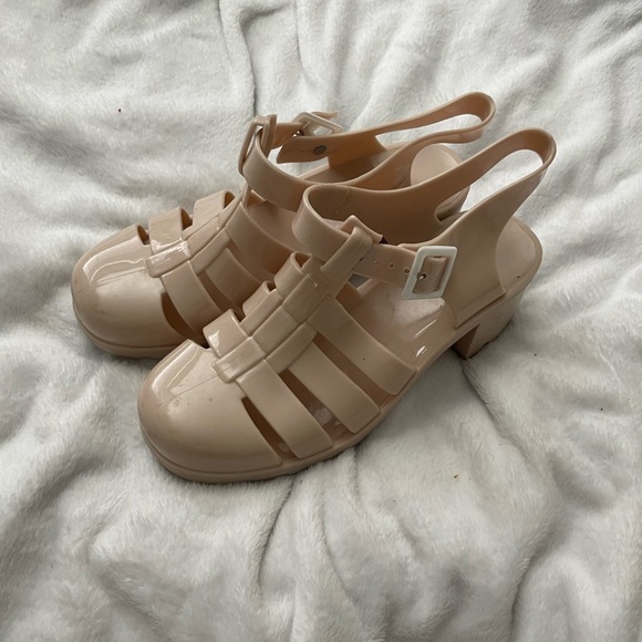 Tan Jelly Shoes - Picture 1 of 4